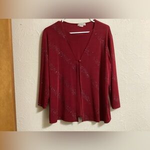 Notations Deep Red Top